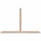 Ekena Millwork Portland Smooth Timber Gable Bracket, Douglas Fir, 72"W x 45"H x 3 1/2"D x 3 1/2"F, 15/12 Pitch GBW072X45X0404POR00SDF - alternate 1